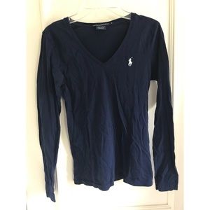 Navy Blue Ralph Lauren Long Sleeve Shirt